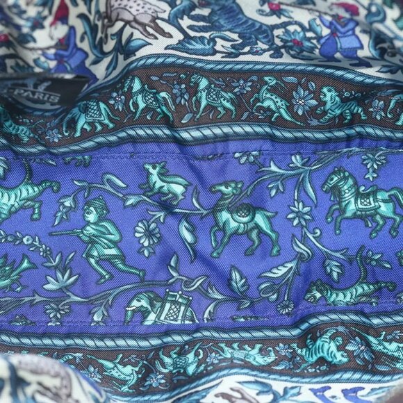 HERMES Pouch Wool Brown Auth - Picture 7 of 15